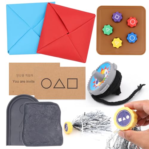 XIMKONTER Gonggi Korean Game, Traditional Korean Games, Gonggi Steine Catching Game,Korean Folk Game Set, Jebi chagi, Gong-gi, Biseokchigi, Paeng-y, DDAKJI, Family Travel Games von XIMKONTER