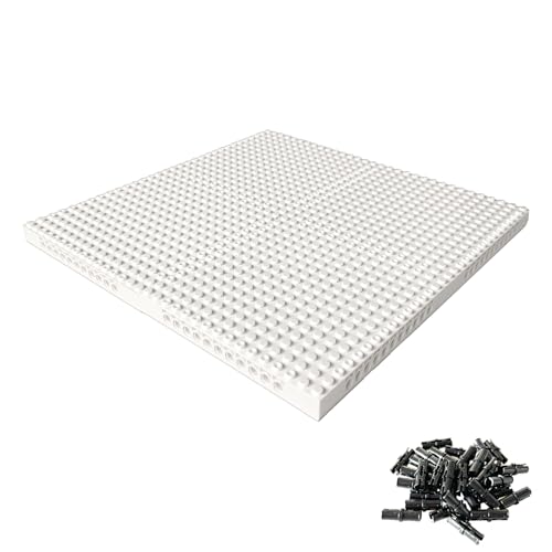 4 x Basisplatten, Multipack, klassische Grundplatte, Bauplatten für Ziegel, 40,6 x 40,6 cm, architektonische Paneele, Erstellen von Pixelgemälden und Wanddisplays, kompatibel mit den großen von XIN·SHI