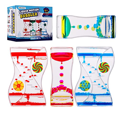 XINBAOHONG Tropfen Sanduhr Flüssig Bewegung Blasen 4 Stück Liquid Motion Bubble Timer Sanduhr Dekompressionsölleck Schreibtisch Spielzeug Geschenk for Kinder und Erwachsene XINBAOHONG Tropfen Sanduhr Flüssig Bewegung Blasen 4 Stück Liquid Motion Bubble Timer Sanduhr Dekompressionsölleck Schreibtisch Spielzeug Geschenk for Kinder und Erwachsene von XINBAOHONG
