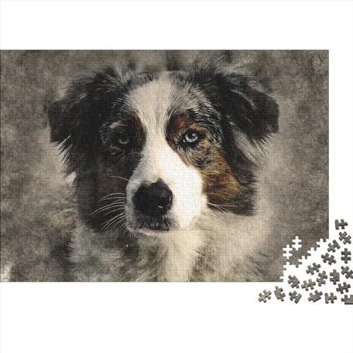 Hunde Puzzle 300 Teile Erwachsene 300 Teile Jigsaw Haustiere Puzzles Für Wohnkultur Wandkunst 300pcs (40x28cm) von XINCHENMM