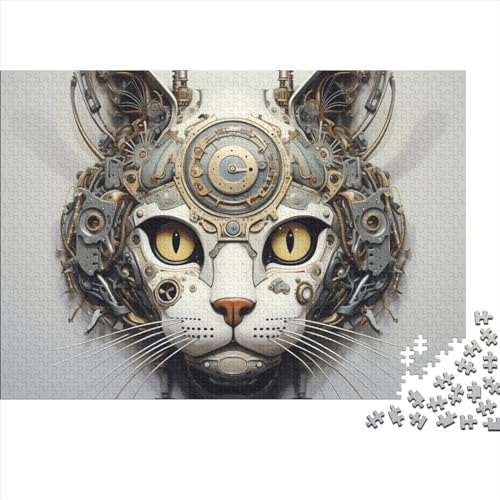 Niedliche Katze Holz 1000 Teile Puzzles Haustiere Puzzles Für Erwachsene Lernspiel Herausforderung Spielzeug 1000 Teile Holzpuzzles Für Erwachsene 1000pcs (75x50cm) von XINCHENMM