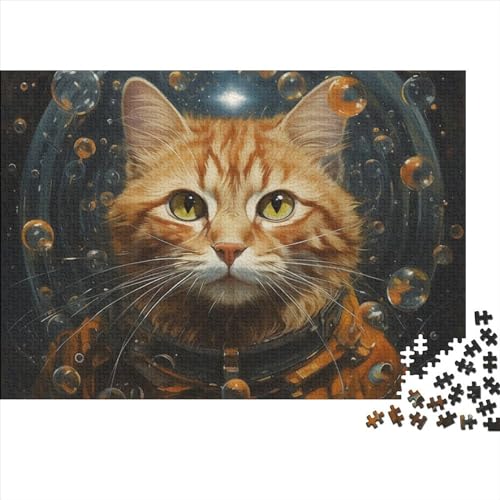 Niedliche Katze Holzpuzzle Erwachsene, Haustiere Magische Holzpuzzle Für Erwachsene Wooden Puzzle Erwachsene 1000pcs (75x50cm) von XINCHENMM