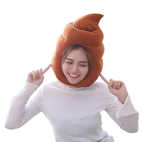 Kapuzenmütze Lustig Plüsch Scheiße Hut Gaming Hüte Erwachsene Kopfbedeckung Süß Foto requisit Mütze Witzig Design 3D Form Kopfschmuck Halloween Plüschmütze Plüsch Partyhüte für Party Foto Halloween Kapuzenmütze Lustig Plüsch Scheiße Hut Gaming Hüte Erwachsene Kopfbedeckung Süß Foto requisit Mütze Witzig Design 3D Form Kopfschmuck Halloween Plüschmütze Plüsch Partyhüte für Party Foto Halloween von XINCHI