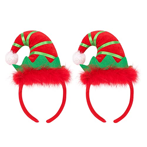XINCHI 2st Weihnachtsstirnband Weihnachtsfeiern Hut Weihnachten Party Haarschmuck Spitzhut Haarreif Weihnachtselfen Kopfschmuck Weihnachtsmütze Weihnachtskopfbedeckung Weihnachtskostüm Haaraccessoire XINCHI 2st Weihnachtsstirnband Weihnachtsfeiern Hut Weihnachten Party Haarschmuck Spitzhut Haarreif Weihnachtselfen Kopfschmuck Weihnachtsmütze Weihnachtskopfbedeckung Weihnachtskostüm Haaraccessoire von XINCHI