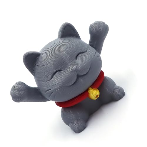 XINGLIDA Bunte Spiralen Katzen Miniatur Figur Dekore Erweiterbare Katzen Spannungsabbau Sensorisches Spielzeug Desktop Display Spannung Spielzeug Dekore von XINGLIDA