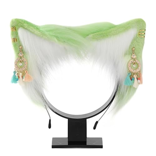 XINGLIDA Cosplay-Katzenohren-Haarband mit ethnischen Ohrringen, für Damen, Teenager, Stirnband für Film-Enthusiasten, Anime-Themen-Versammlungen, Haarband (GNB#) von XINGLIDA