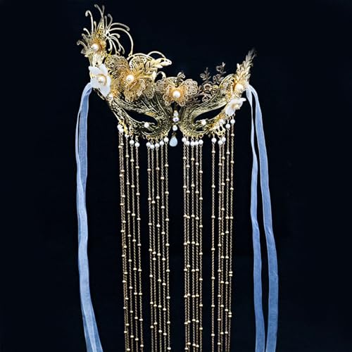 XINGLIDA Delicate Quasten Gesichtsbedeckungen Mit Zarten Quastenmasken Ornament Die Für Liebhaber Der Alten Kultur Und Stile Entwickelt Wurden XINGLIDA Delicate Quasten Gesichtsbedeckungen Mit Zarten Quastenmasken Ornament Die Für Liebhaber Der Alten Kultur Und Stile Entwickelt Wurden von XINGLIDA