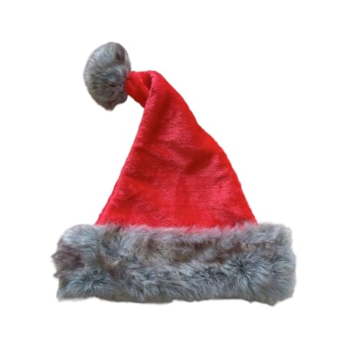 XINGLIDA Erwachsene Plüsch Weihnachtskappe Red Santa Hats Kostümzubehör Kopfbedeckung Für Festivalveranstaltungen Familienversammlungen Kopfbedeckung Für Erwachsene Weihnachtsfeier XINGLIDA Erwachsene Plüsch Weihnachtskappe Red Santa Hats Kostümzubehör Kopfbedeckung Für Festivalveranstaltungen Familienversammlungen Kopfbedeckung Für Erwachsene Weihnachtsfeier von XINGLIDA