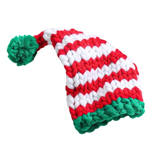 XINGLIDA Nordic Christmas Santa Caps Für Festival Family Gathering Gestreifte Häkel XINGLIDA Nordic Christmas Santa Caps Für Festival Family Gathering Gestreifte Häkel von XINGLIDA