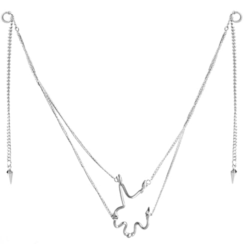 XINGLIDA Punk Inspirierte Fluidgesichtsmaske Schmuck Für Stilvolle Versammlungen Cosplay Accessoire Komfortable Musikfestival Schmuck Schmuck XINGLIDA Punk Inspirierte Fluidgesichtsmaske Schmuck Für Stilvolle Versammlungen Cosplay Accessoire Komfortable Musikfestival Schmuck Schmuck von XINGLIDA