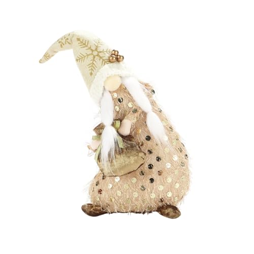 XINGLIDA Santa Gnomes Weihnachten Plüschpuppen Pailletten Schneeflocke Schwedische Tomtes Gefülltes Spielzeug Für Oder Desktop Dekoration Ornament von XINGLIDA