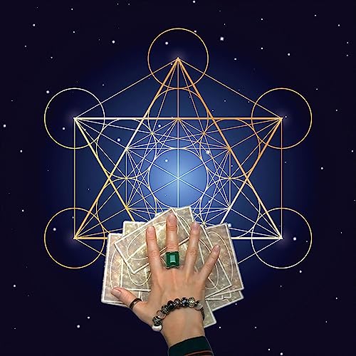 XINGLIDA Wahrsagerige Tischdecke Nicht Schlupf Matten Tarotkarten Tischdecke Altars Stoff Orakel Wahrsagerei Brettspielzubehör Tarotkarten von XINGLIDA
