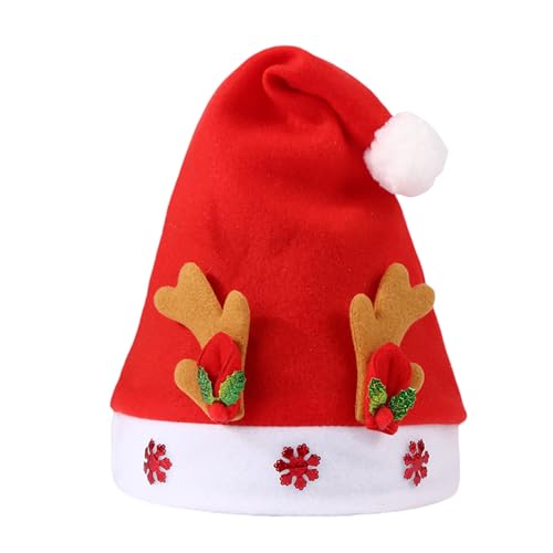 XINGLIDA Weiche Bunte Weihnachtsmütze Für Weihnachten Event Party Bequeme Kopfbedeckung Für Erwachsene Dekoration Schule Feier Zubehör XINGLIDA Weiche Bunte Weihnachtsmütze Für Weihnachten Event Party Bequeme Kopfbedeckung Für Erwachsene Dekoration Schule Feier Zubehör von XINGLIDA