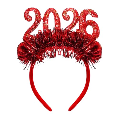 XINGLIDA Wiederverwendbarer Stoff 2026 Feier Haarband Glitzerte Numerische Dekoration Für Frauen Männer Kinder Foto Requisiten Funkeln XINGLIDA Wiederverwendbarer Stoff 2026 Feier Haarband Glitzerte Numerische Dekoration Für Frauen Männer Kinder Foto Requisiten Funkeln von XINGLIDA