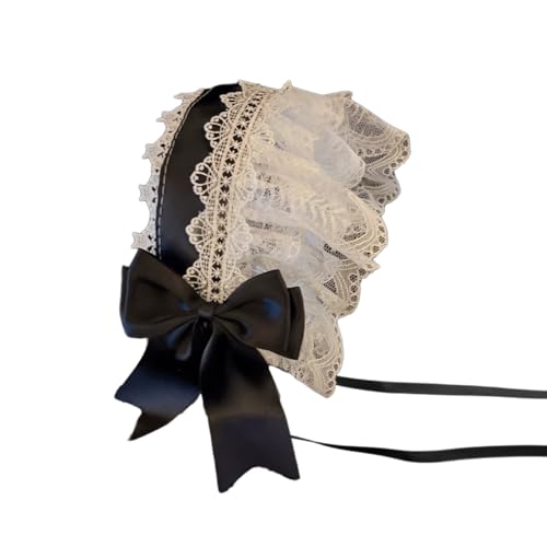 XINGLIDA Women Stirnband Verstellbares Kopfstück Gekräuseltes Spitzen Und Bowknot Haarbandzubehör Für Cosplay Und Themenpartys XINGLIDA Women Stirnband Verstellbares Kopfstück Gekräuseltes Spitzen Und Bowknot Haarbandzubehör Für Cosplay Und Themenpartys von XINGLIDA