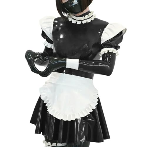 XINLIANYI Crossdressing Dienstmädchen-Uniformen, Cosplay, langärmelig, PVC, personalisierbar XINLIANYI Crossdressing Dienstmädchen-Uniformen, Cosplay, langärmelig, PVC, personalisierbar von XINLIANYI
