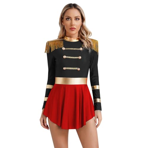 XINLIANYI Damen Cosplay Zirkus Kostüm Fransen Schulter Gymnastikanzug Kleid Rave Party Verkleidung Kleidung XINLIANYI Damen Cosplay Zirkus Kostüm Fransen Schulter Gymnastikanzug Kleid Rave Party Verkleidung Kleidung von XINLIANYI