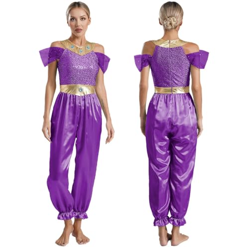 XINLIANYI Damen-Kostüm, Stehkragen, schulterfrei, einteilig, Jumpsuits, Bauchtanz XINLIANYI Damen-Kostüm, Stehkragen, schulterfrei, einteilig, Jumpsuits, Bauchtanz von XINLIANYI