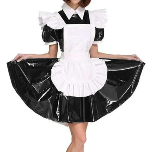 XINLIANYI Dienstmädchenkleid aus PVC-Leder, Partyuniform, anpassbar XINLIANYI Dienstmädchenkleid aus PVC-Leder, Partyuniform, anpassbar von XINLIANYI