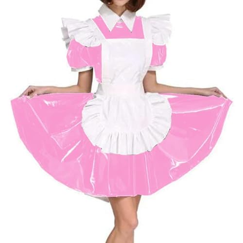 XINLIANYI Dienstmädchenkleid aus PVC-Leder, Partyuniform, anpassbar von XINLIANYI