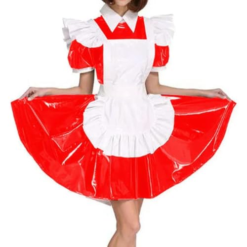 XINLIANYI Dienstmädchenkleid aus PVC-Leder, Partyuniform, anpassbar XINLIANYI Dienstmädchenkleid aus PVC-Leder, Partyuniform, anpassbar von XINLIANYI