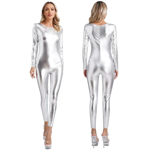XINLIANYI Einteiliger Ganzkörper-Body für Damen, Rundhalsausschnitt, langärmelig, schmale Passform, Festival-Kostüme XINLIANYI Einteiliger Ganzkörper-Body für Damen, Rundhalsausschnitt, langärmelig, schmale Passform, Festival-Kostüme von XINLIANYI