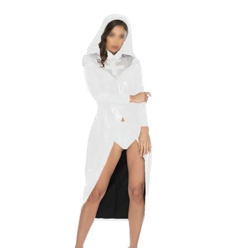 XINLIANYI Nonnenkostüm für Damen, Lackleder, hoher Halsausschnitt, Uniform, Vinyl, Halloween, Schwester, Kostüm, Cosplay, Party, Verkleidung XINLIANYI Nonnenkostüm für Damen, Lackleder, hoher Halsausschnitt, Uniform, Vinyl, Halloween, Schwester, Kostüm, Cosplay, Party, Verkleidung von XINLIANYI