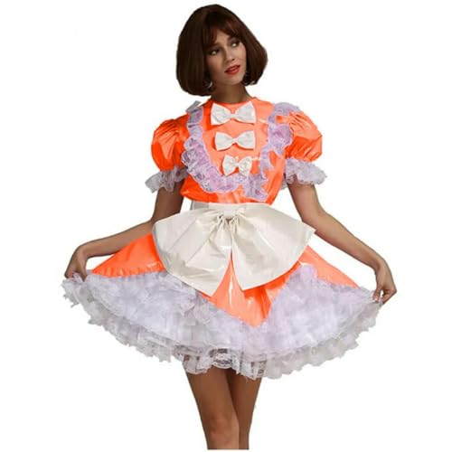 XINLIANYI PVC-Hülle für Dienstmädchen, Uniformen, Party, Cosplay, personalisierbar XINLIANYI PVC-Hülle für Dienstmädchen, Uniformen, Party, Cosplay, personalisierbar von XINLIANYI