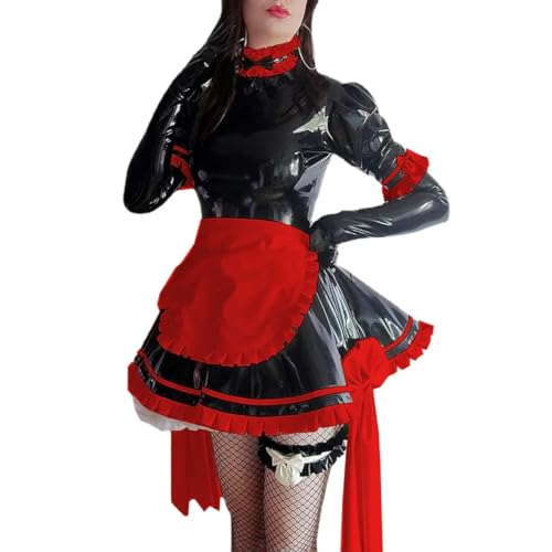 XINLIANYI PVC-Leder, französisches Cosplay-Kostüm, Uniform, personalisierbar XINLIANYI PVC-Leder, französisches Cosplay-Kostüm, Uniform, personalisierbar von XINLIANYI