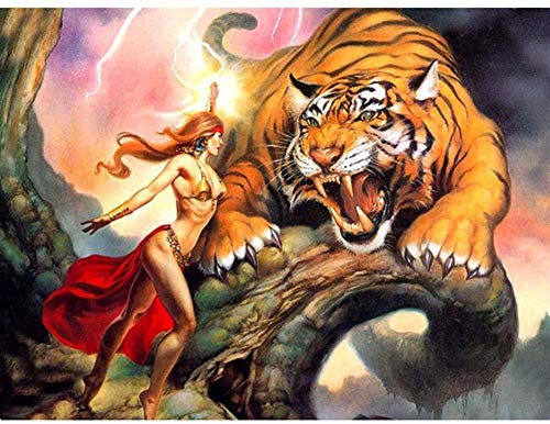 XINNeck 1000 Pieces Wooden Jigsaw Puzzle,Beauty and Tiger Abstract Children Jigsaw Puzzle Adults Puzzles Creative Games Wooden Puzzle Toys Fashion XINNeck 1000 Pieces Wooden Jigsaw Puzzle,Beauty and Tiger Abstract Children Jigsaw Puzzle Adults Puzzles Creative Games Wooden Puzzle Toys Fashion von XINNeck