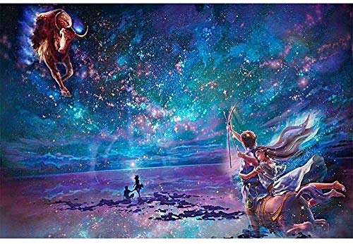 XINNeck 1000 Pieces Wooden Jigsaw Puzzle，Blue Sky Couple Children Jigsaw Puzzle Adults Puzzles Creative Games Wooden Puzzle Toys Gift von XINNeck
