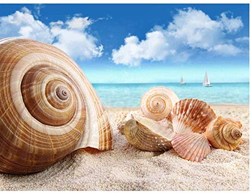 XINNeck 1000 Pieces Wooden Jigsaw Puzzle，Conch On The Beach Adults Jigsaw Puzzle Children Puzzles Creative Games Wooden Puzzle Toys Gift von XINNeck