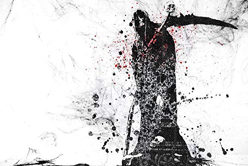 XINNeck 1000 Pieces Wooden Jigsaw Puzzle，Ink Painting Death Children Jigsaw Puzzle Adults Puzzles Creative Games Wooden Puzzle Toys von XINNeck