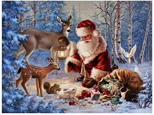 XINNeck 1000 Pieces Wooden Jigsaw Puzzle，Santa Claus Adults Jigsaw Puzzle Children Puzzles Creative Games Wooden Puzzle Toys elegant von XINNeck