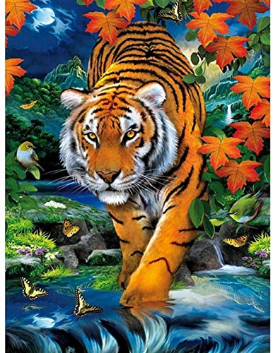 XINNeck 1000 Pieces Wooden Jigsaw Puzzle，Tiger Maple Leaf Children Jigsaw Puzzle Adults Puzzles Creative Games Wooden Puzzle Toys von XINNeck