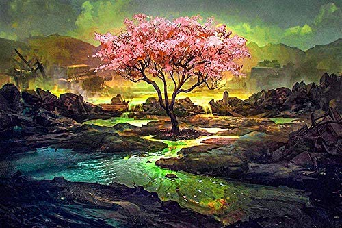 XINNeck 1000 Pieces Wooden Jigsaw Puzzle，Tree Scenery Flower Adults Jigsaw Puzzle Children Puzzles Creative Games Wooden Puzzle Toys elegant von XINNeck