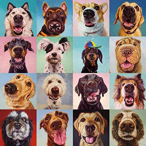 XINNeck Holzpuzzle 1000 stücke Lernspielzeug,1000 Stück Haustier Hund Holz Puzzle für Kinder Lernpuzzles für Erwachsene DIY Puzzle Spielzeug (75 x 50 cm) 1000 Holz Puzzles von XINNeck