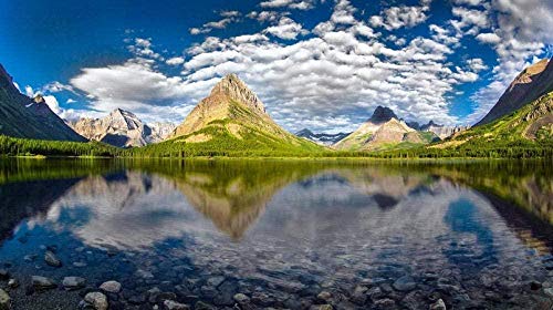 XINNeck Holzpuzzle 1000 stücke Lernspielzeug,Kreatives Puzzle Mount Grinnell Swiftcurrent Lake Landschaftspuzzle für Erwachsene XINNeck Holzpuzzle 1000 stücke Lernspielzeug,Kreatives Puzzle Mount Grinnell Swiftcurrent Lake Landschaftspuzzle für Erwachsene von XINNeck