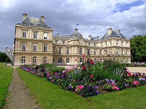 XINNeck Holzpuzzle 1000 stücke Lernspielzeug,Puzzle Luxembourg Palace im Luxemburger Garten Lernspielzeug für Erwachsene Kinder von XINNeck