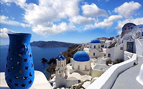 XINNeck Holzpuzzle 1000 stücke Lernspielzeug,Santorini Oia Griechenland Das Holzpuzzle 1000 Tafeln XINNeck Holzpuzzle 1000 stücke Lernspielzeug,Santorini Oia Griechenland Das Holzpuzzle 1000 Tafeln von XINNeck