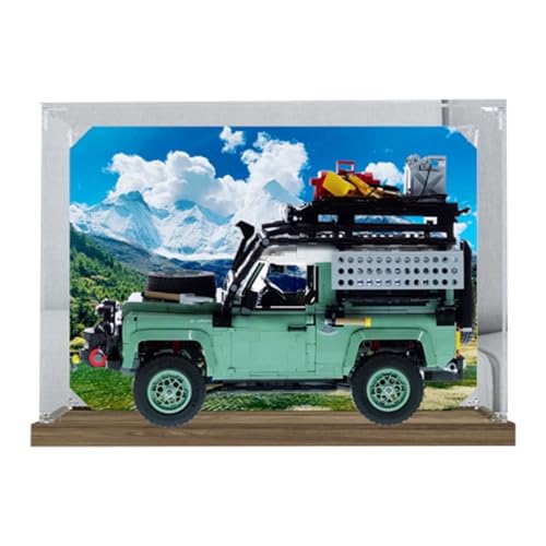 Acryl Display Box für Lego 10317 Geländewagen Modell, Transparente Staubdichte Vitrine Aufbewahrungsbox Kompatibel mit Lego 10317Modell (Option 2) von XINPENGD