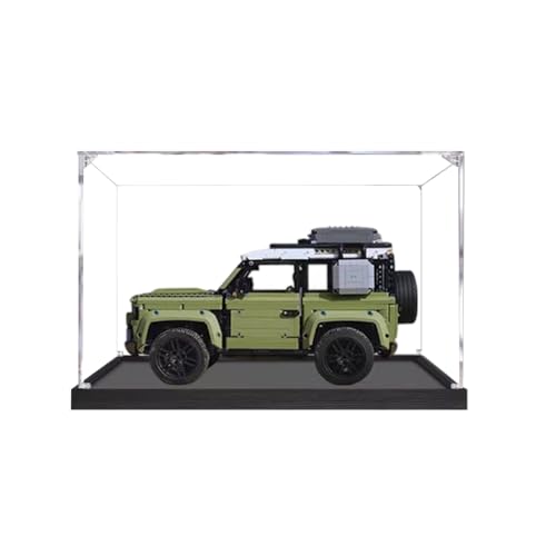 Acryl-Vitrine für Lego 42110 Geländefahrzeug – staubdicht mit UV-Schutz, passgenau für Lego 42110 Modell – Sammleredition (Modell nicht im Lieferumfang enthalten) (transparent + 2 mm) von XINPENGD