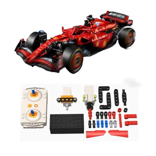 Rennwagen-Powerpack-Kit, kompatibel mit Lego 42207 F1-Rennwagen-Elektromotor+Fernbedienung+wiederaufladbarer Akku-Geschwindigkeits-Umrüstsatz von XINPENGD