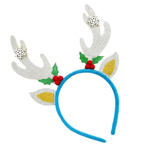 XINYIN Eleganter goldener Elch-Stirnband für Weihnachtsfeiern, Kopfschmuck aus bequemem Stoff, Haarschmuck XINYIN Eleganter goldener Elch-Stirnband für Weihnachtsfeiern, Kopfschmuck aus bequemem Stoff, Haarschmuck von XINYIN