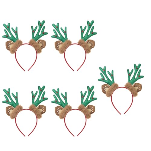 XINYIN Erschreckend lustige Weihnachts-Kopfbedeckungen, weiche Plüschmaterialien, modisches Accessoire für bequemes Partyzubehör von XINYIN