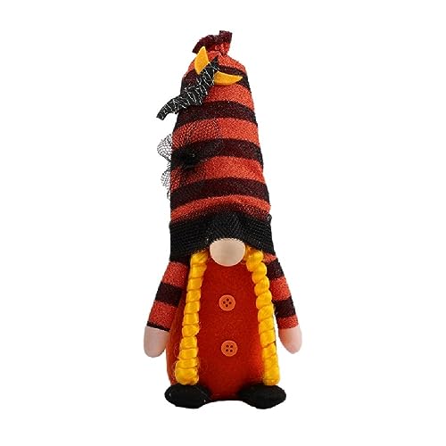 XINYIN Gnome Puppe ohne Gesicht, Fledermaus, Halloween-Dekoration, für Zuhause, Geschenk für Kinder, Zubehör, Dekoration, Party, Erntedankfest, Handwerk, Plüsch, GNOME ohne Gesicht von XINYIN