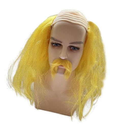 XINYIN Haariger Hut Cosplay Glatze Kopfbedeckung Spaß Halloween Kostüm Zubehör Party Foto Requisiten Cosplay Perücken Streich Kostüm XINYIN Haariger Hut Cosplay Glatze Kopfbedeckung Spaß Halloween Kostüm Zubehör Party Foto Requisiten Cosplay Perücken Streich Kostüm von XINYIN