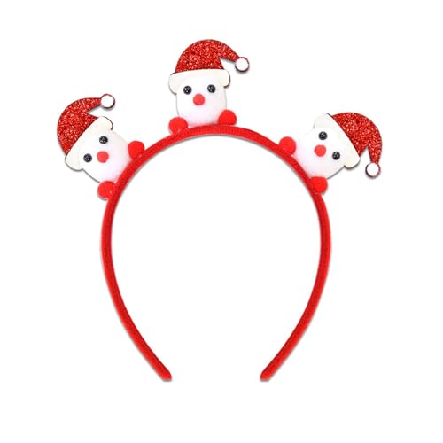 XINYIN Haarreif mit Weihnachtsmotiv, Festival-Requisiten, 3D-Weihnachtsmann/Schneemann, saisonale Kopfbedeckung, Feiertagsfeiern, Requisiten, Haarband XINYIN Haarreif mit Weihnachtsmotiv, Festival-Requisiten, 3D-Weihnachtsmann/Schneemann, saisonale Kopfbedeckung, Feiertagsfeiern, Requisiten, Haarband von XINYIN