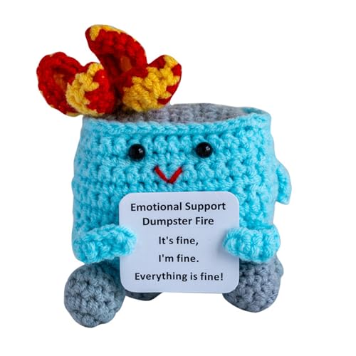 XINYIN Handgefertigte gestrickte Wolle, Miniatur-Dekoration, Emotionsunterstützung, weich und bunt, Schreibtischfigur, Spielzeug für Zuhause XINYIN Handgefertigte gestrickte Wolle, Miniatur-Dekoration, Emotionsunterstützung, weich und bunt, Schreibtischfigur, Spielzeug für Zuhause von XINYIN