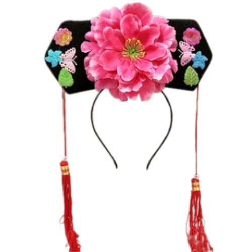 XINYIN Lustige Haarbänder für Mädchen, chinesische Prinzessin, für Foto-Requisiten, Blumenkopfbedeckung, traditionelles Kostüm, Kopfbedeckung, Qitou XINYIN Lustige Haarbänder für Mädchen, chinesische Prinzessin, für Foto-Requisiten, Blumenkopfbedeckung, traditionelles Kostüm, Kopfbedeckung, Qitou von XINYIN